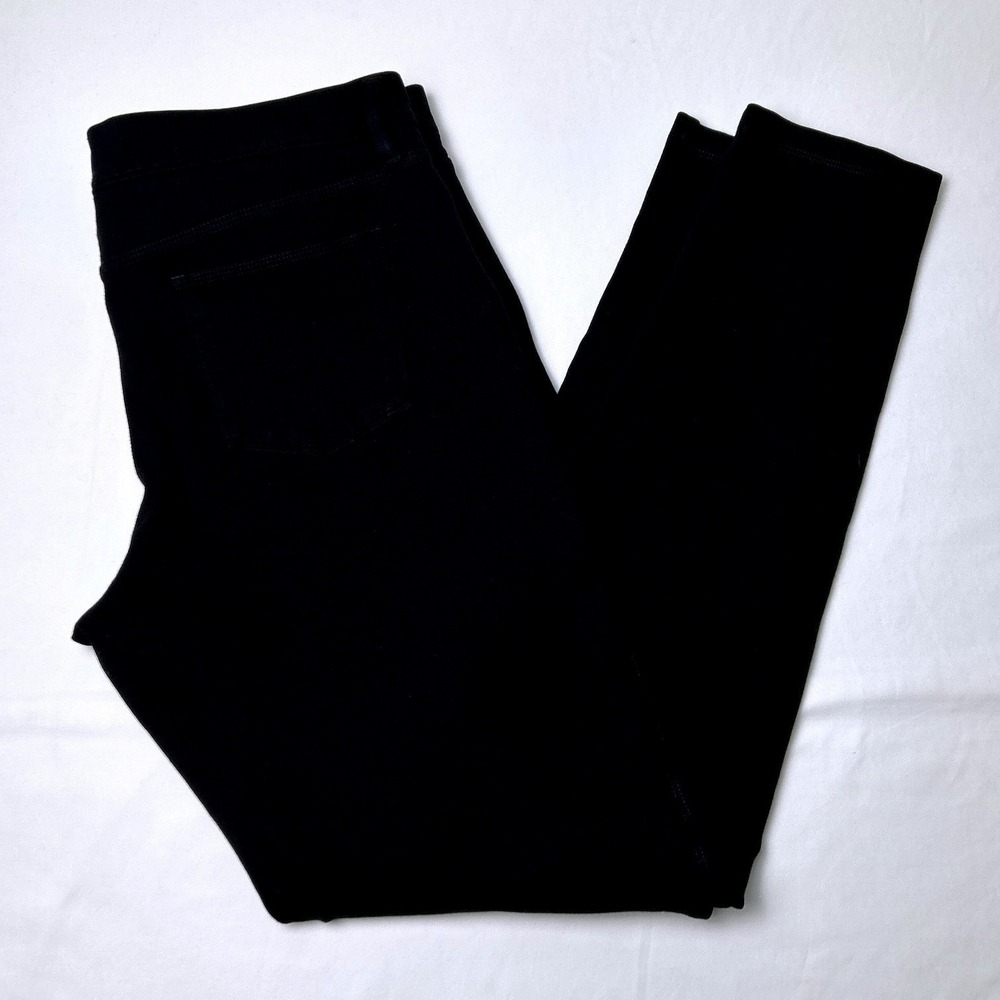 J.Crew Women Mid Rise The Gigi Pant Ponte Knit Slim Leg Trousers Size 10 Black